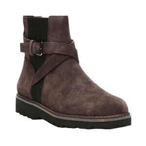 NEW Donald J. Pliner Brown Suede Chelsea Captain Booties, Size Women's 9M (JJ)